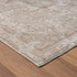 4' X 6' Beige and Gray Medallion Area Rug